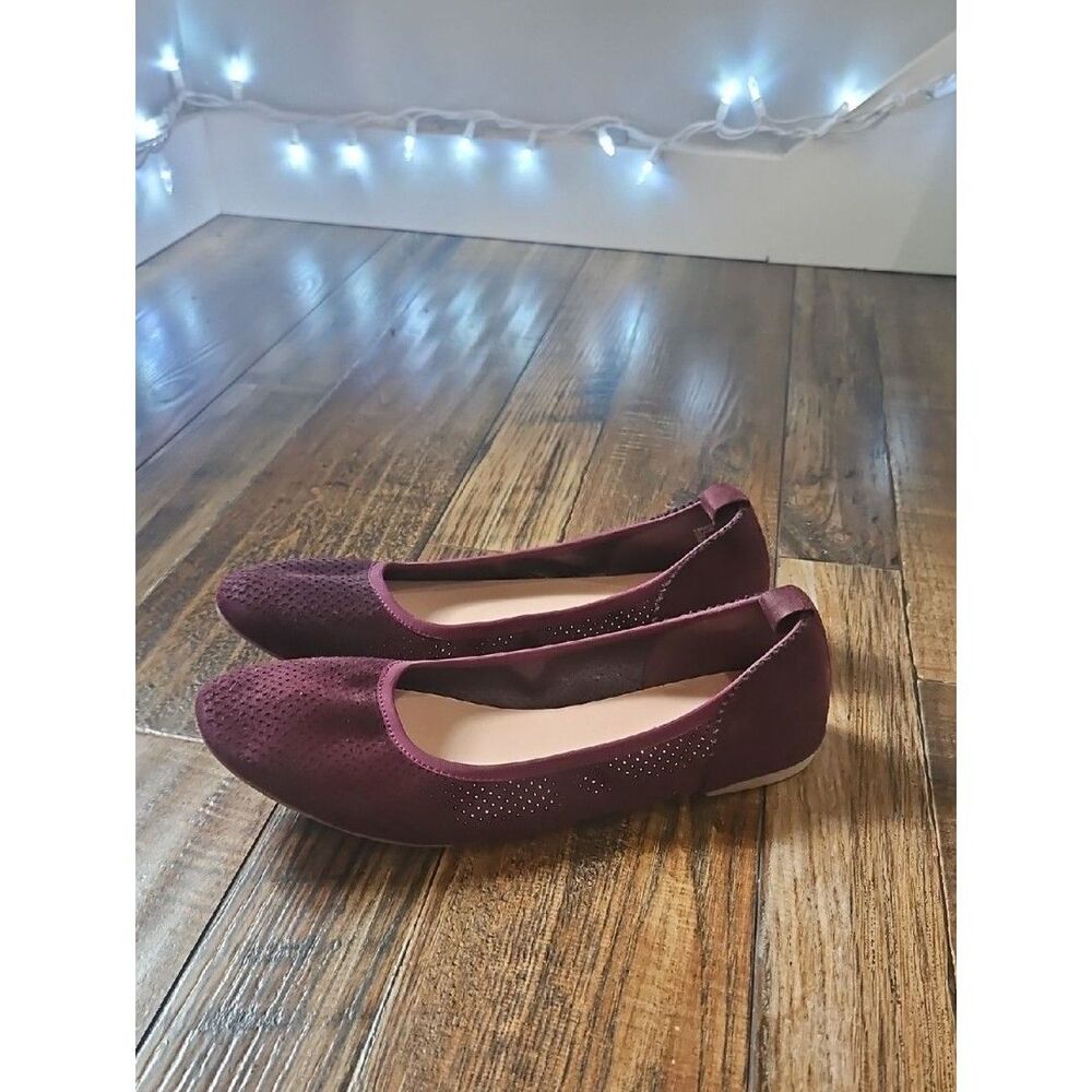Xappeal Women's‎ Burgundy/Dark Wine Ballet Flats